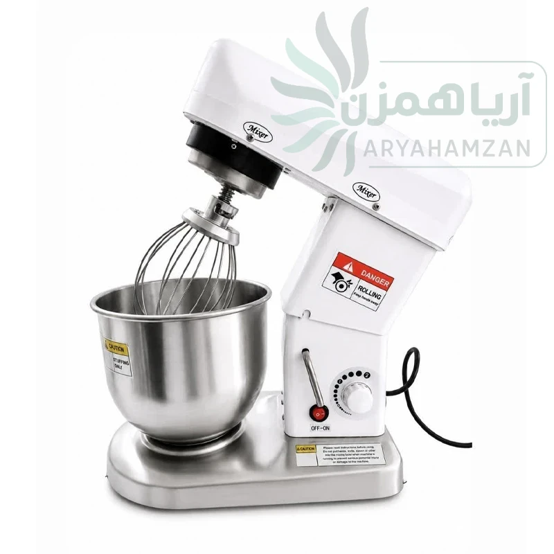 پره خامه زن همزن فود میکسر 5 لیتری